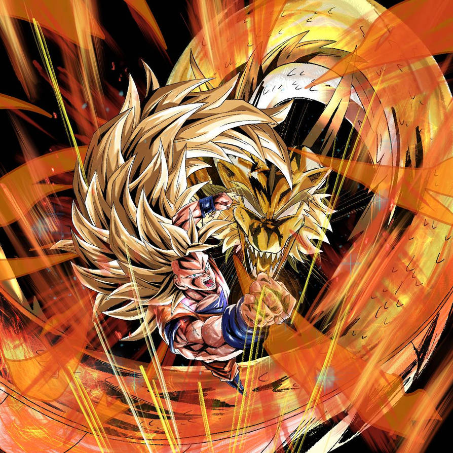 Goku Super Saiyan 3 (Dragon Fist) by giftdraws17 on DeviantArt