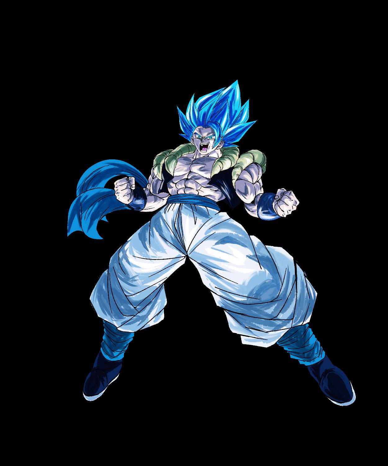 Gogeta Blue [render 1] by giftdraws17 on DeviantArt