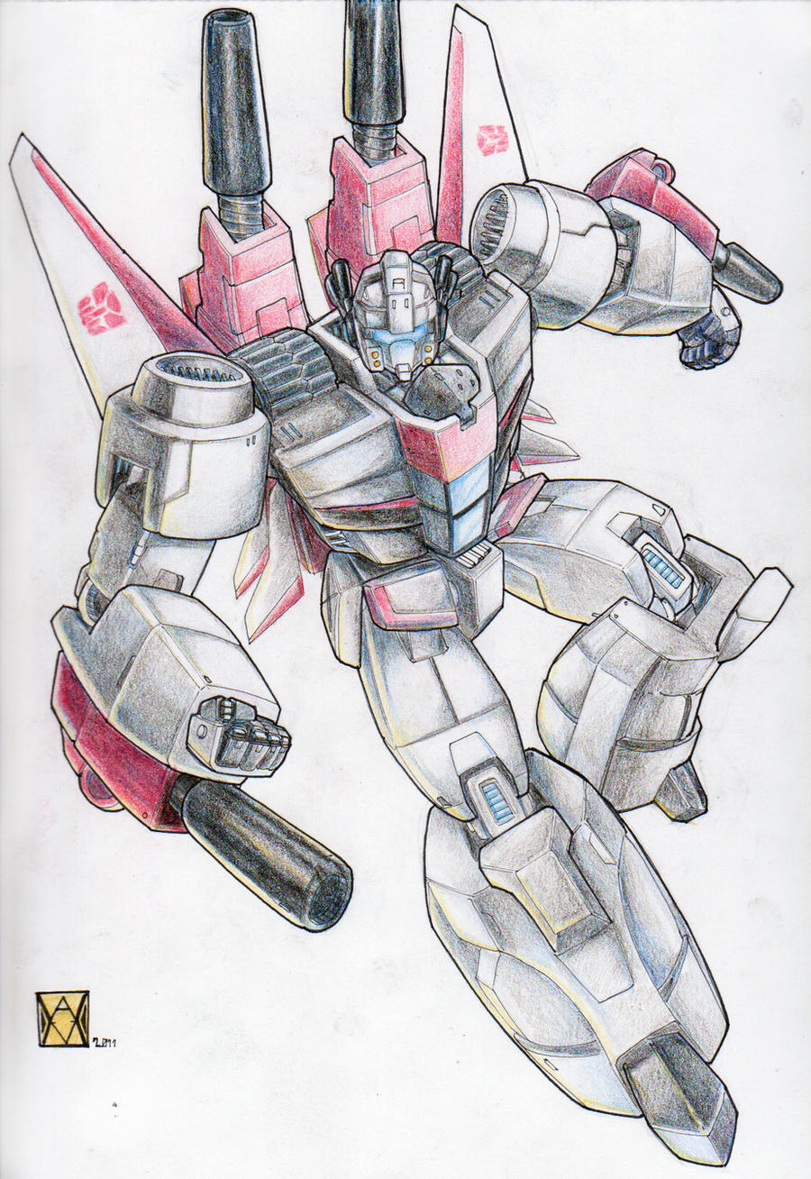 Jetfire Drawing Jetfire - with color by WillMangin on DeviantArt