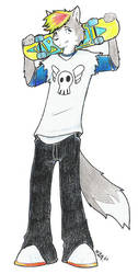 skater wolf