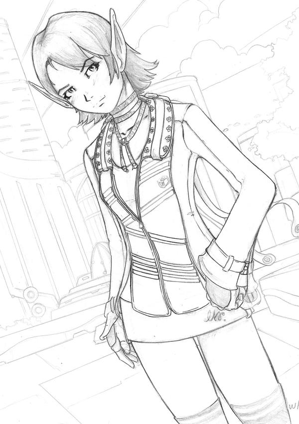 PSU: Karen Erra lineart