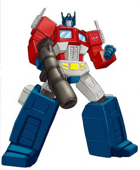 cartoon optimus prime