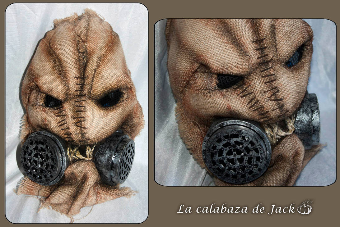 Scarecrow mask Batman arkham asylum cristell15 on DeviantArt
