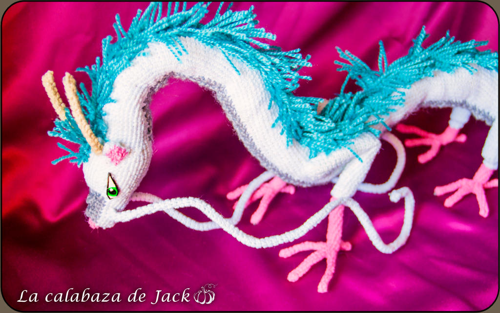Crochet Haku Dragon (Spirited Away) by cristell15 on DeviantArt