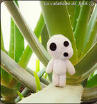 Kodama amigurumi by cristell15