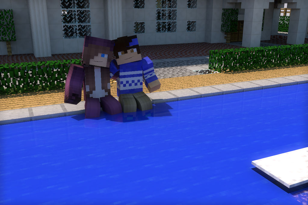 WallPaper - Two minecrafter in love by SirZokxyron on DeviantArt