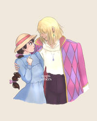 Howl And Sophie meet