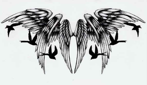 Wings Tattoo by FeelTheRomance3 on DeviantArt Wings Tattoo by FeelTheRomance3 on DeviantArt