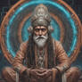 Indian guru futuristic