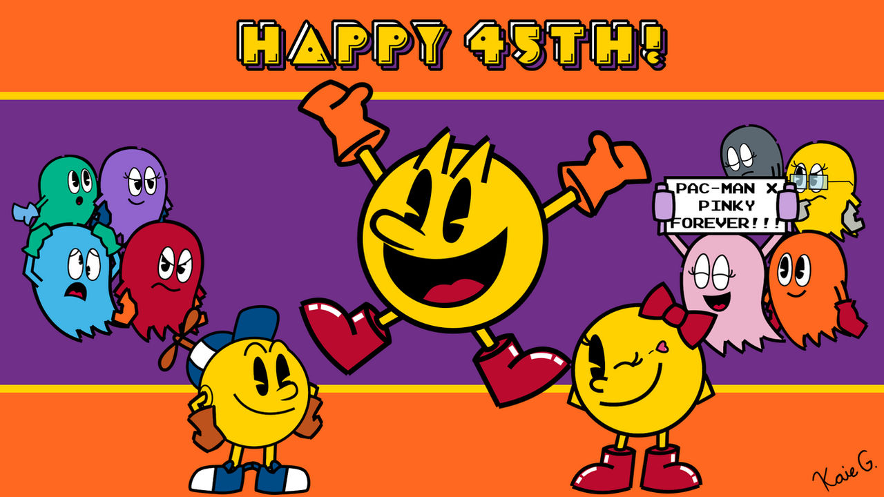 Pac Ink Deviantart 45 Years of the Pac by CosmicToons on DeviantArt
