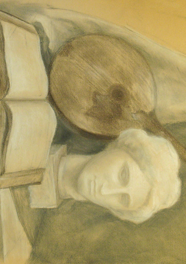 Stil life with Venus and book
