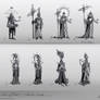 Gods of Planet Nine - character concepts