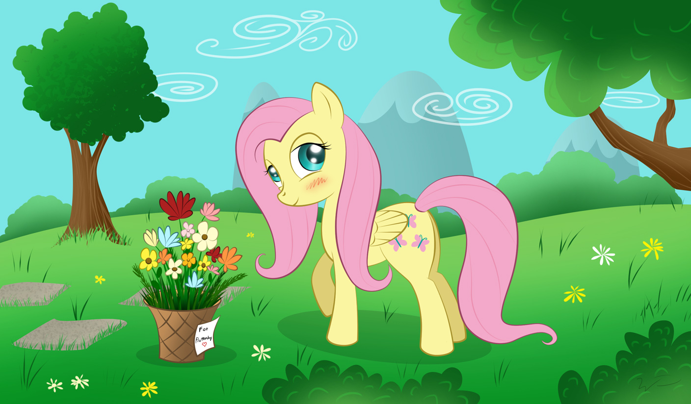 Flutter... Shy