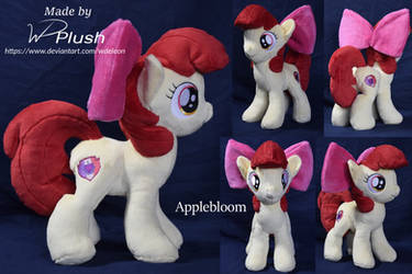 Applebloom custom plushie by wdeleon