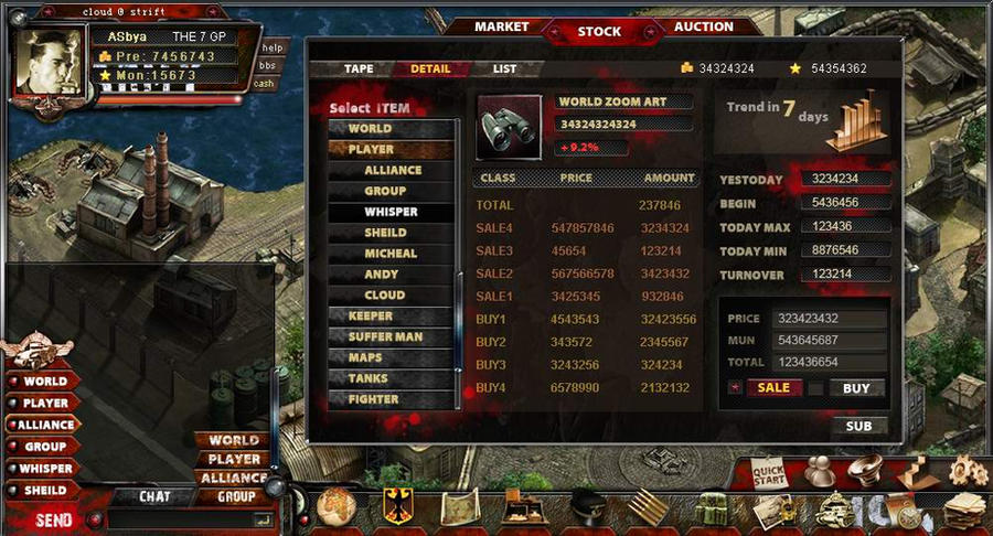 Front Line Layout frontline UI _ frame by cloudyw on DeviantArt