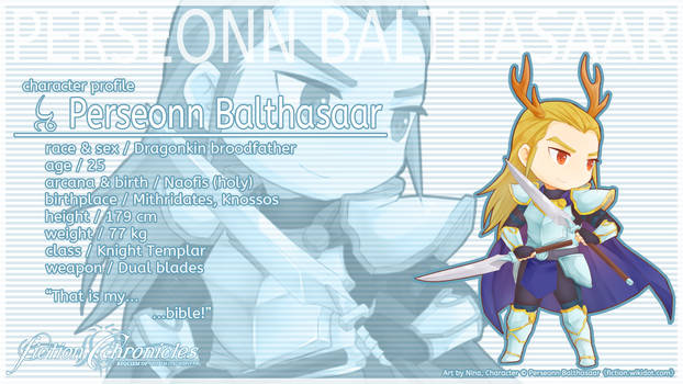 Perseonn Balthasaar Profile Wallpaper