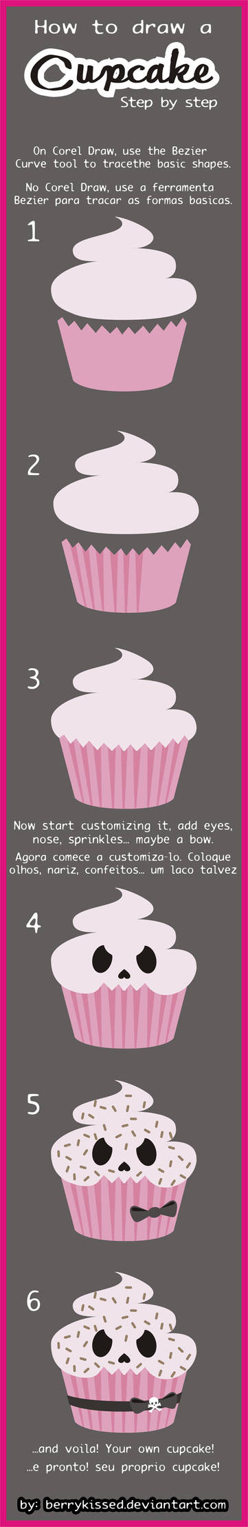 Corel Draw cupcake tutorial