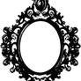 Black mirror frame