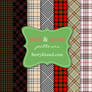 Background patterns: Plaid and houndstooth