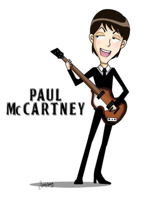 Resultado de imagen de paul mccartney caricatura