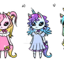 Cute Unicorns Girls Adoptables CLOSE