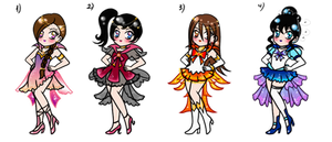 Sailor Senshi Adoptables CLOSE by YukiMiyasawa Sailor Senshi Adoptables CLOSE by YukiMiyasawa