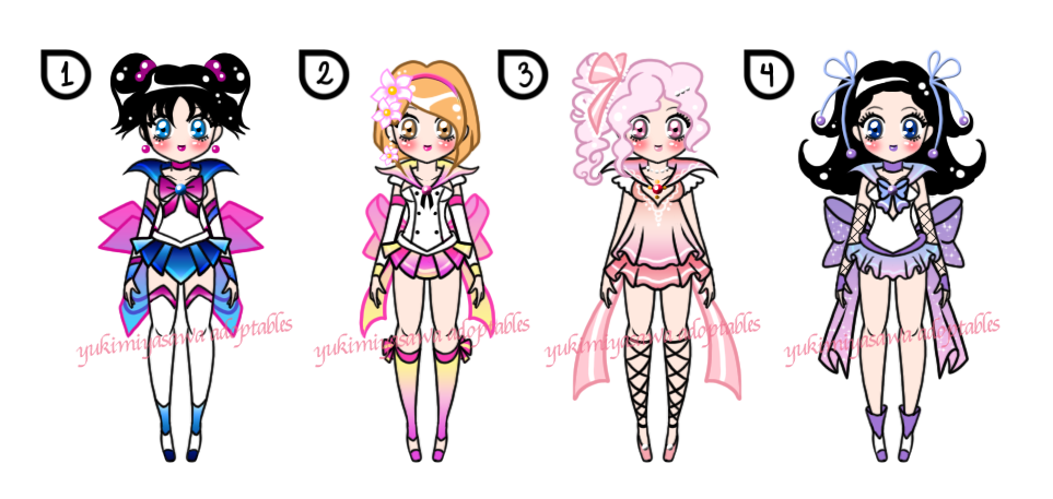 Sailor Senshi Batch Adoptables CLOSED