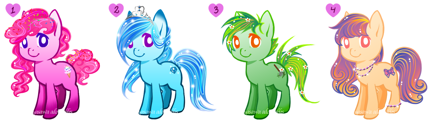 Ponys Batch II Adoptables CLOSED