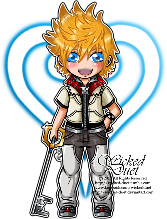 Chibi Roxas by YukiMiyasawa on DeviantArt