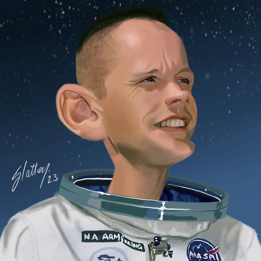 Neil Armstrong by davidslatten on DeviantArt