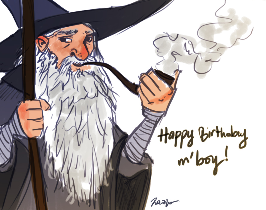 Happy Birthday from Gandalf