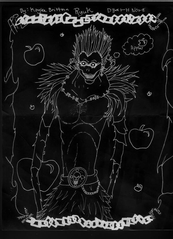 Death Note Bookends deathnote ryuk part3 by kaybritt on DeviantArt