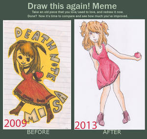 Draw This Again! Meme: Misa from Death Note