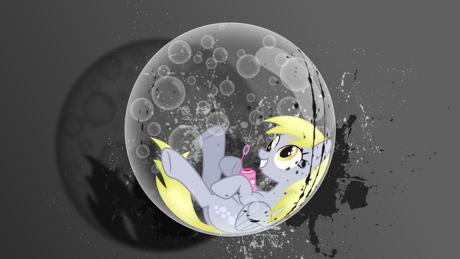 Derpy Bubble Wallpaper