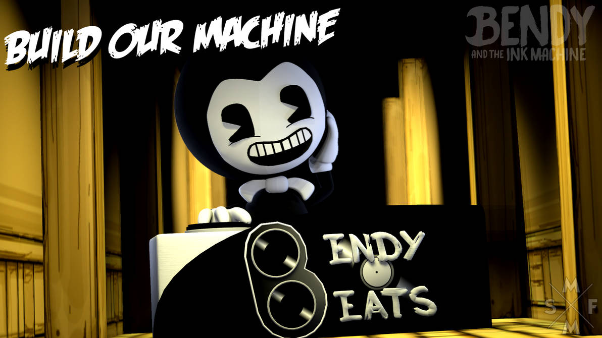 Включи build our machine на русском. Build our Machine. Build our Machine Rus. Build our Machine DAGAMES. Bendy из песни build our Machine.