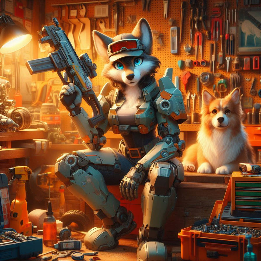 Corgi Engineer Corgi combat engineer! 4 by the-Relicfox on DeviantArt