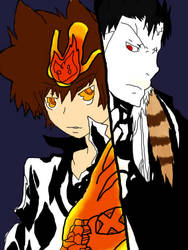 Tsunayoshi vs. XanXus WIP