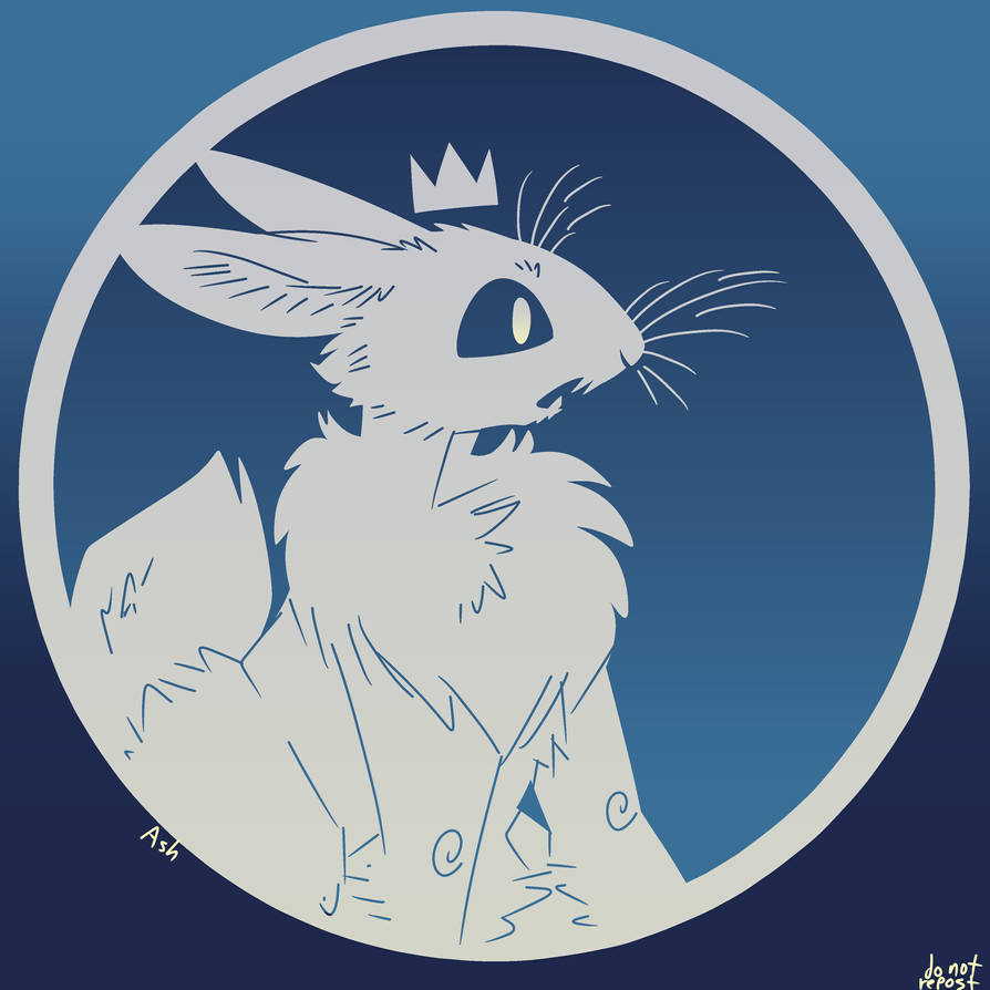 King of the rabbits (new pfp) by Ashergrimmm on DeviantArt