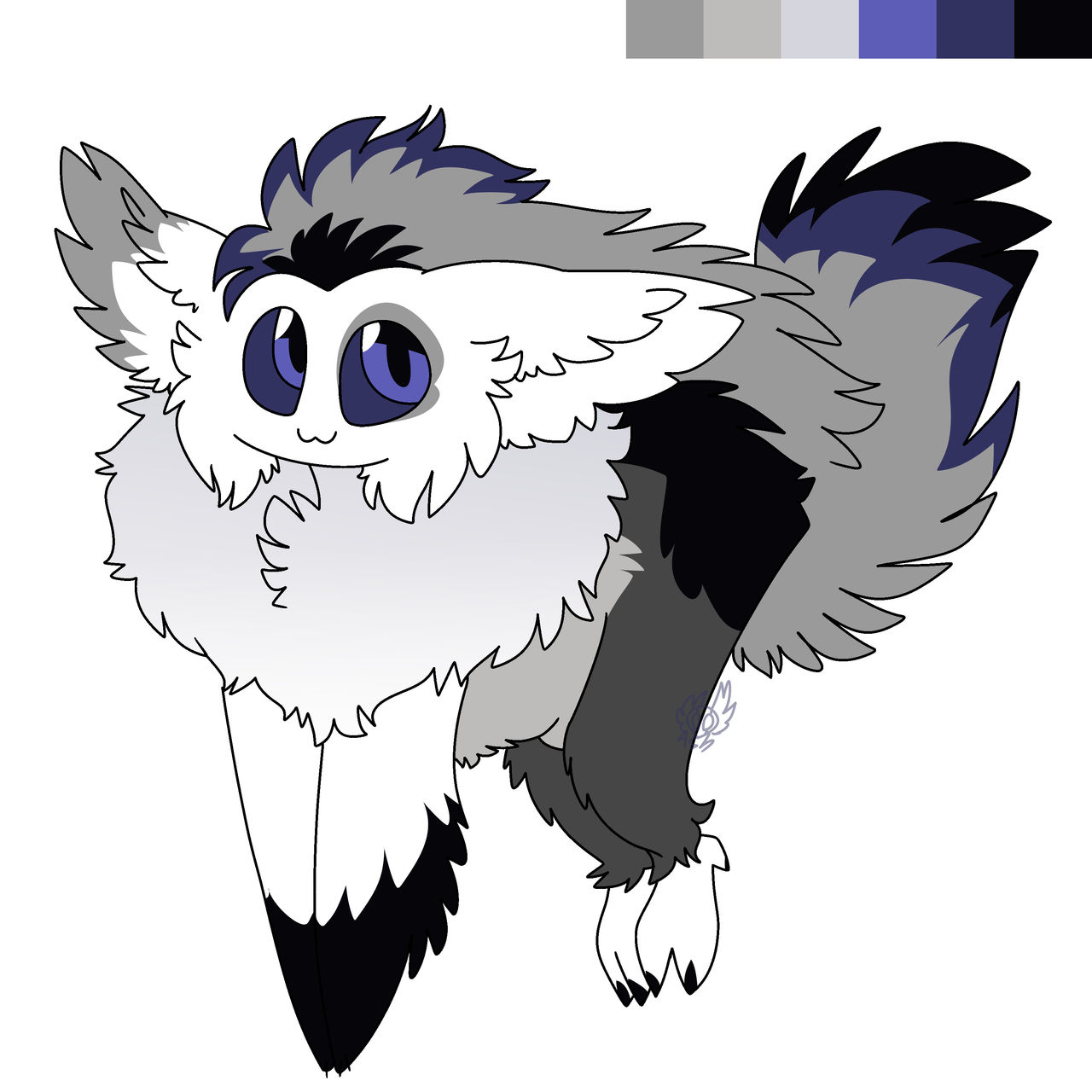 Color palette character by Ashergrimmm on DeviantArt