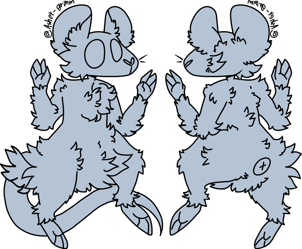 F2U rat base by Ashergrimmm on DeviantArt