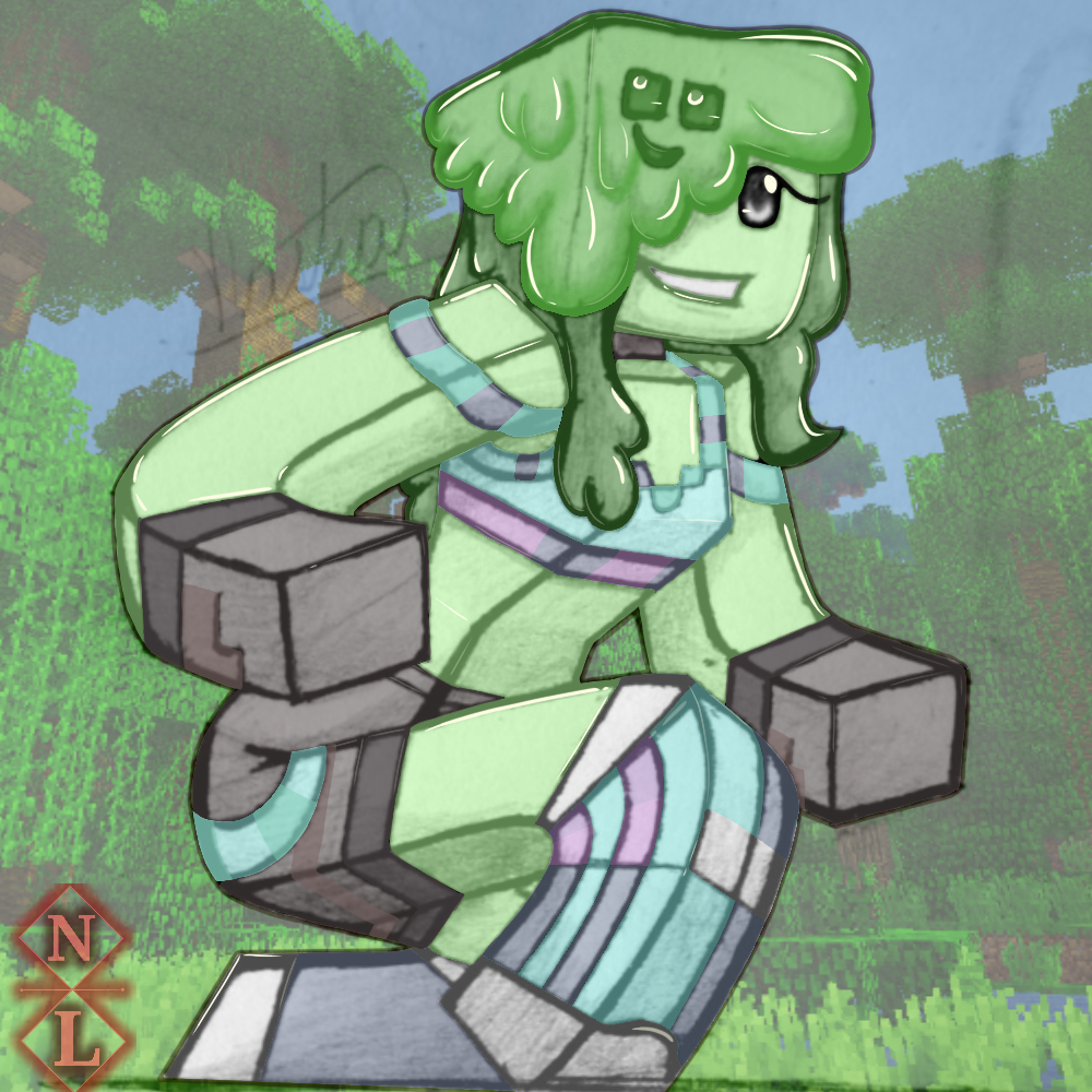 Redesign Slime Girl From Minecraft By Nadialilium On Deviantart Redesign Slime Girl From Minecraft By Nadialilium On Deviantart
