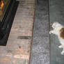 Katie by the Fireplace