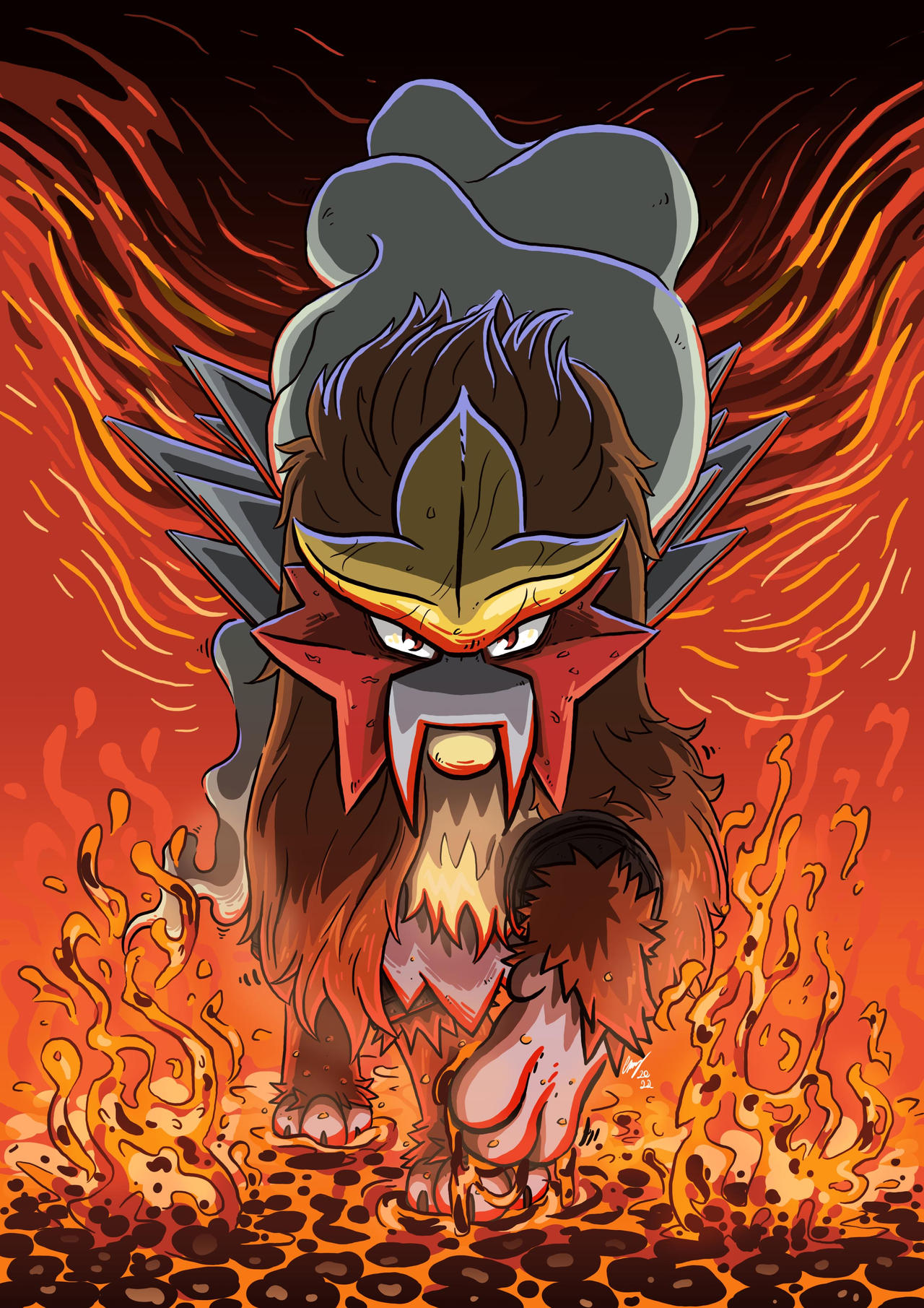 Entei Basic Entei by GustavoBraz on DeviantArt