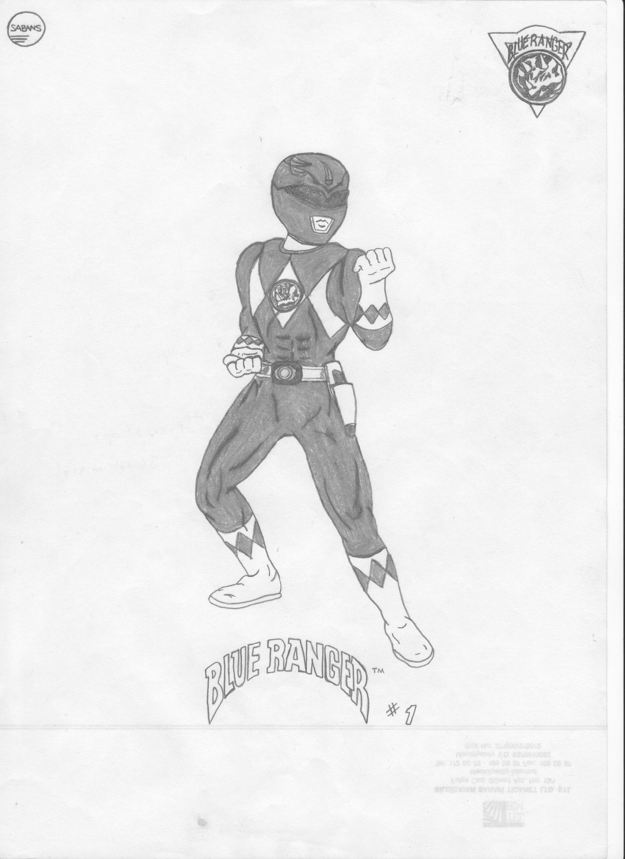 Blue Ranger Traceable Power Rangers Blue Ranger by PashamRA on DeviantArt