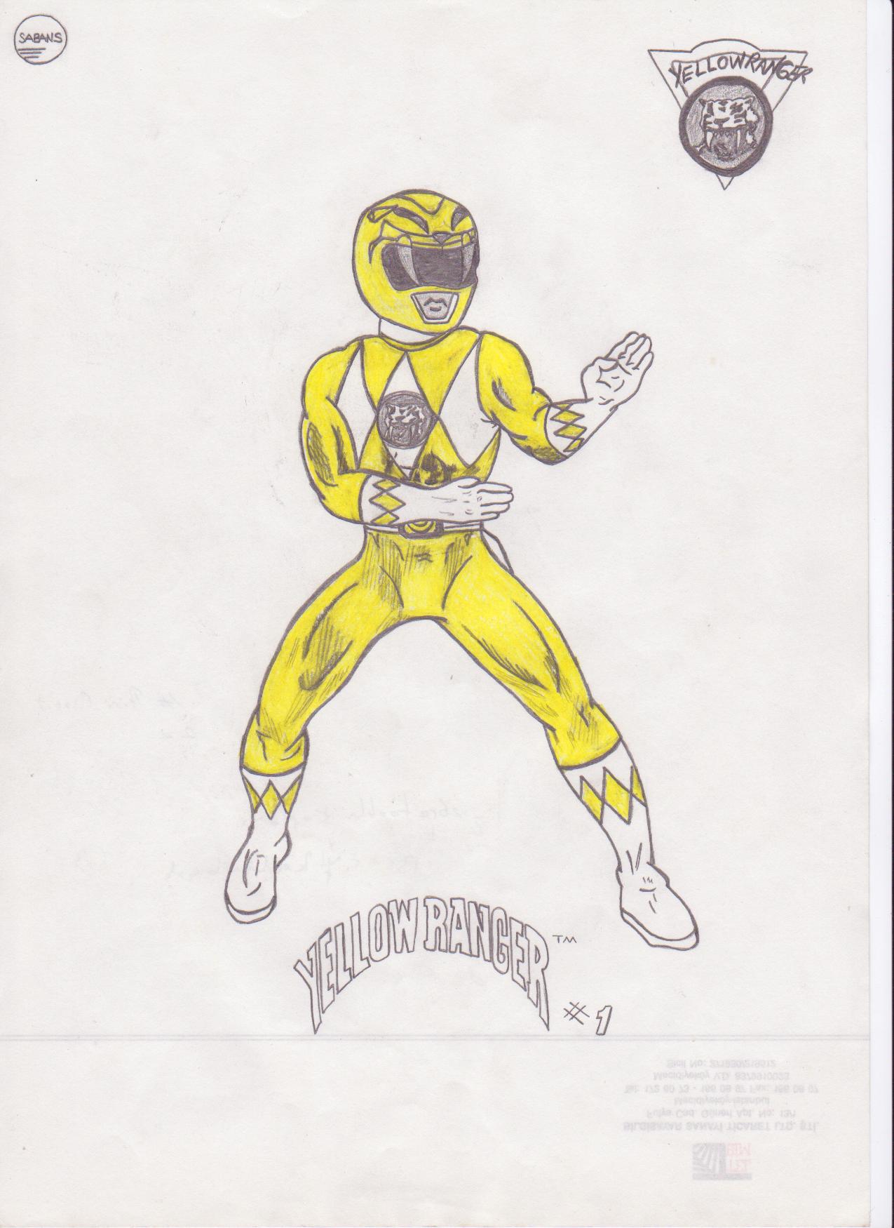 Power Rangers Yellow Ranger by PashamRA on DeviantArt