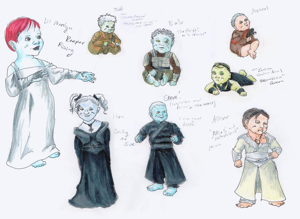 Wraith Babies by Nebulan on DeviantArt