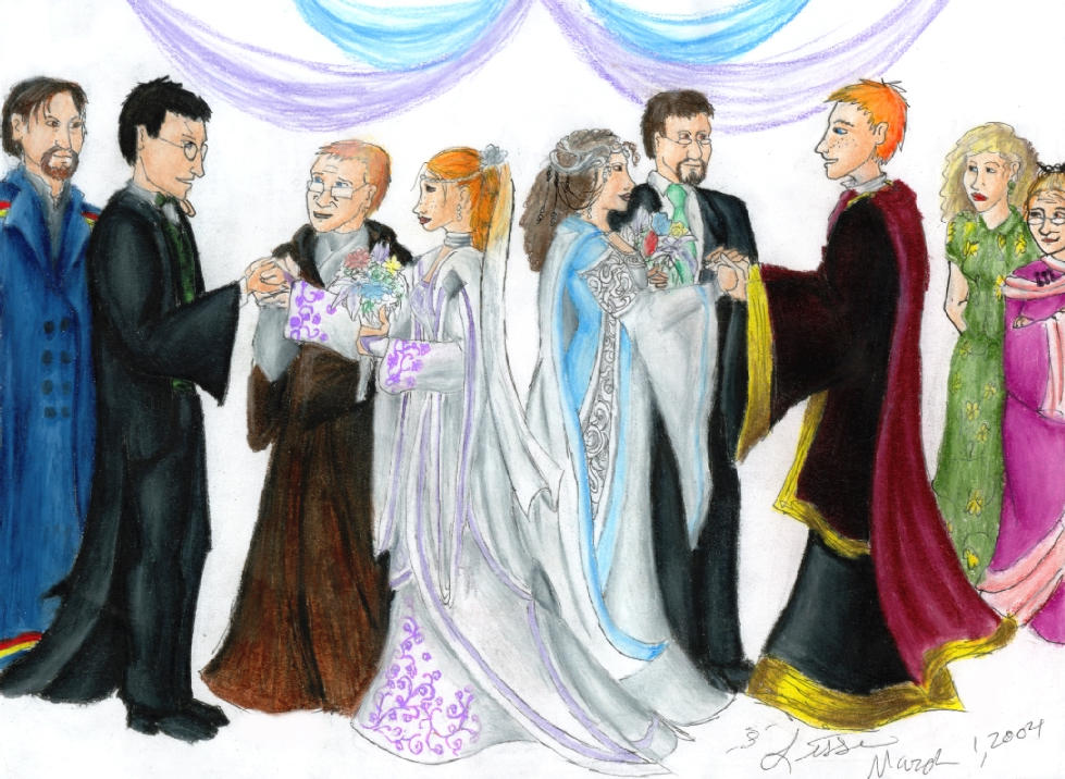 Hp Double Wedding By Nebulan On Deviantart