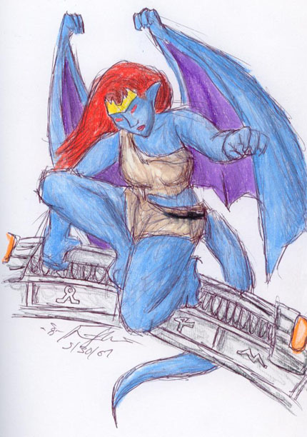 Demona on a Stargate