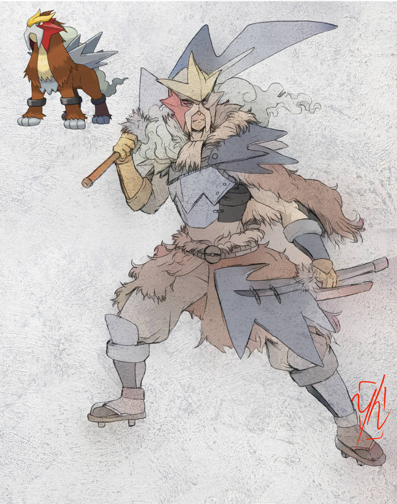 Pokemon fanart Entei by YahyaDraws on DeviantArt