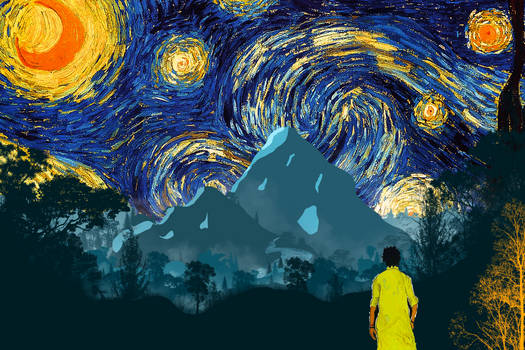 Starry night with HIMU